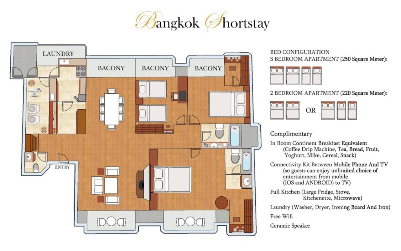 Bangkok Shortstay, 2-3Br Sukhumvit Eksteriør billede